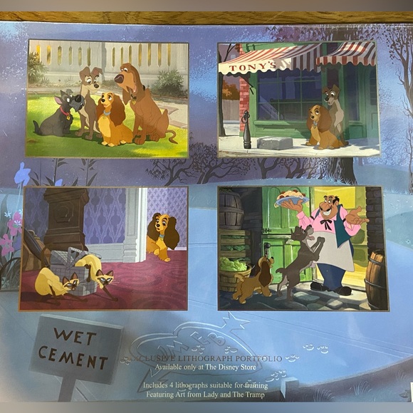 Lady and the Tramp lithographs set of four sealed - Picture 2 of 2
